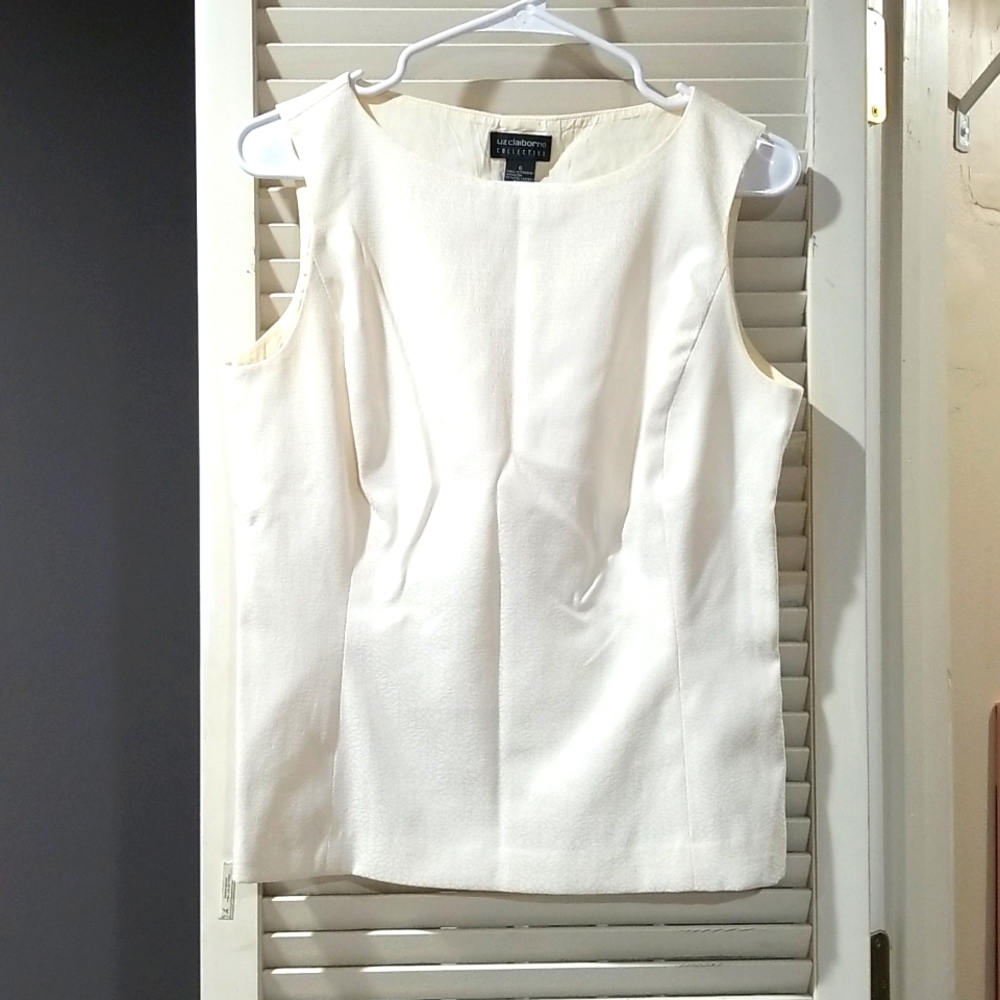 White Liz Claiborne top size 6